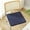 Dark Blue, variant on Chair Seating Cushion, Spring Summer Season Inspired Vivid Classic Retro Style Pattern, Anti-Slip Seat Padding for Kitchen & Patio, 18"x18", Gray