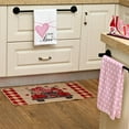 thumbnail image 3 of Valentines Day Kitchen Towels Set of 2,Pink Heart Love Dish Towels 18x26 Inch Drying Dishcloth,Farmhouse Home Decoration, 3 of 6