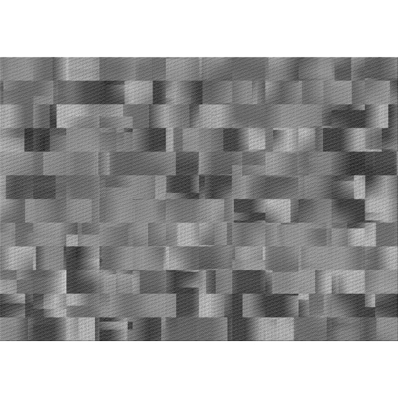 Ahgly Company Indoor Rectangle Patterned Gray Dolphin Gray Area Rugs, 3' x 5'