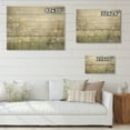 thumbnail image 4 of Designart "Green Beige peaceful Meadows II" Abstract Botanicals Print on Natural Pine Wood, 4 of 5