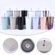 thumbnail image 5 of Advancent Taza de café con pajita de acero inoxidable, doble capa de vacío, taza de 500ml con aislamiento térmico, taza antifugas, taza con aislamiento Mostrada negro Advancent HA007937-01B, 5 of 6