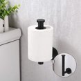 thumbnail image 3 of Porte-papier Toilette en Acier Inoxydable, Porte-Rouleau de Toilette Demi-Ouvert, Support Mural Rond pour Salle de Bain et Cuisine, 3 of 5