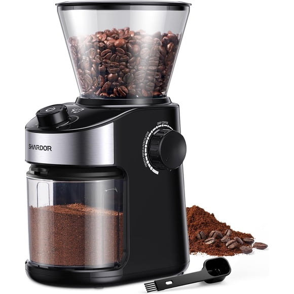 SHARDOR Coffee Grinder Electric 32 Precise Grind Settings Burr Coffee Grinder with 40 Seconds Adjustable Timer Automatic Espresso