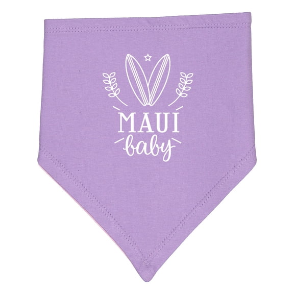 Inktastic Maui Hawaii Baby Surfing Baby Bandana Bib