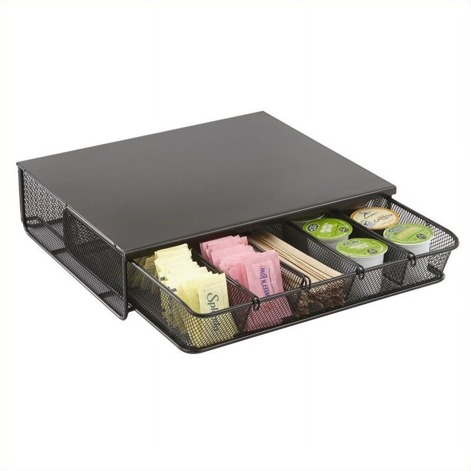 Pemberly Row 1 Drawer Hospitality Organizer in Black