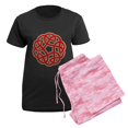 thumbnail image 5 of CafePress - Celtic Christmas Knot Women's Dark Pajamas - Women's Short Sleeve Print T-Shirt and Pants Dark Cotton Pajama Set, 5 of 7