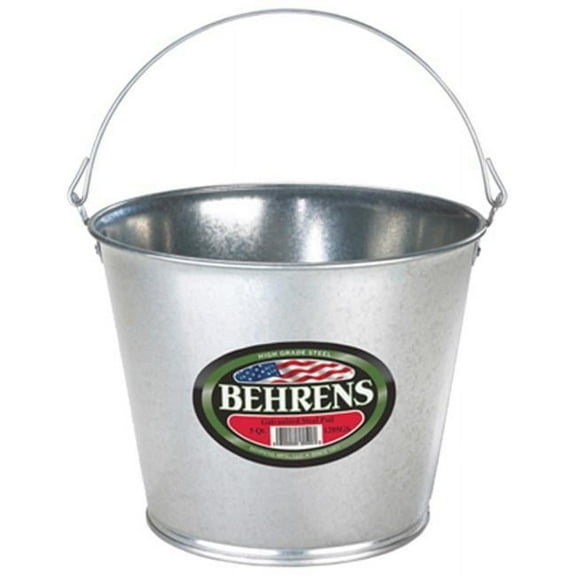 Behrens Inc 1205GS 5 Qt. Galvanized Steel Pail