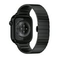 thumbnail image 6 of Black Link Bracelet Compatible with Apple Watch Series 11 Jet Black (46mm) & Ultra 3 (49mm) Titanium Case - Stainless Steel Metal Band, 6 of 6