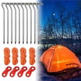thumbnail image 1 of Tent Accessories Kit Camping Peg Stake with 4 Reflective Bag Tool Sets for Rope Ground Nail Plastic Hammer Remover Storage Bag Hiking Backpacking, 1 of 8