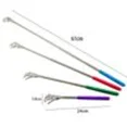 thumbnail image 4 of Portable Extendable Back Scratchers, Extendable Design For Hard To Reach Spots, Stainless Steel Claw, Comfortable Grip, Rubber Handles, Retractable Handle, Promotes Blood Flow, 4 of 6