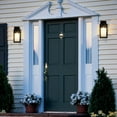 thumbnail image 4 of MingBright  Modern Outdoor Lighting Fixtures Waterproof Exterior Wall Lantern Sconce With E26 Socket Outside House Lamps With Clear Glass Shape，Perfect For Porch, Farm, Patio, Balcony, Front Door, 4 of 10