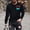 Black, variant on LEKWK Graphic Long Sleeve T Shirt for men Crewneck Streetwear Tee with Monster Smile Print, Soft Casual Pullover Top for Party Festival Club Lounge Daily Wear Black XXXXXL