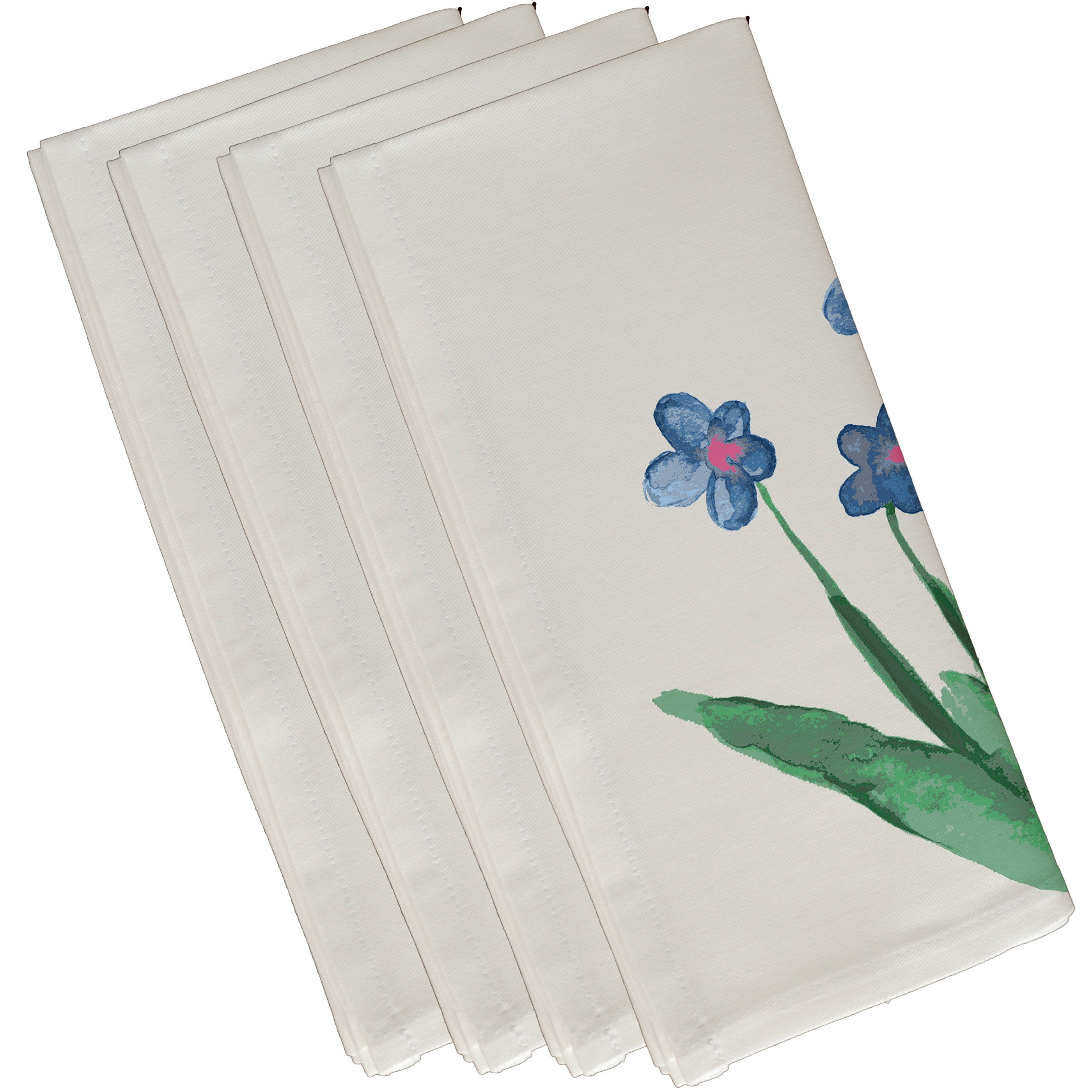 Simply Daisy, 19 x 19 inch , Pretty Little Flower Napkin (Set of 4 ...