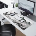 thumbnail image 2 of "Beautiful Large Gaming Mouse Pad with Watercolor Cherry Blossom Design - 31.5x11.8in Extended Keyboard Desk Mat, Non-Slip Base and Stitched Edge - Perfect for Gaming and Office Work.", 2 of 7