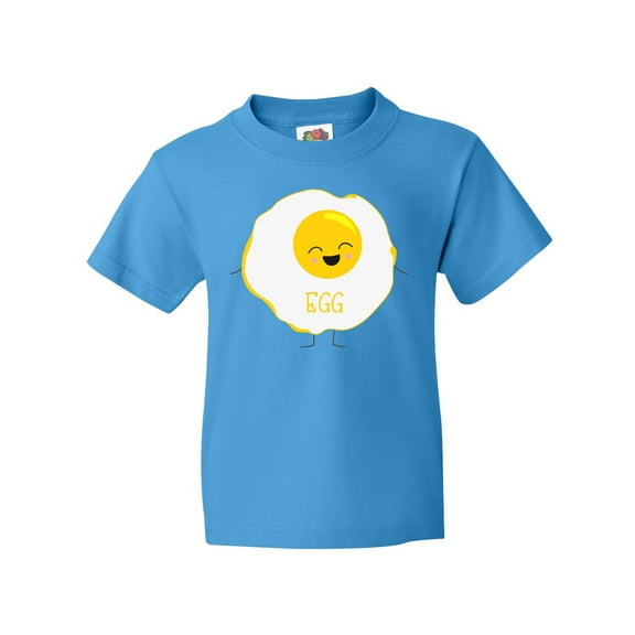 Inktastic Cute Kawaii Fried Egg Youth T-Shirt