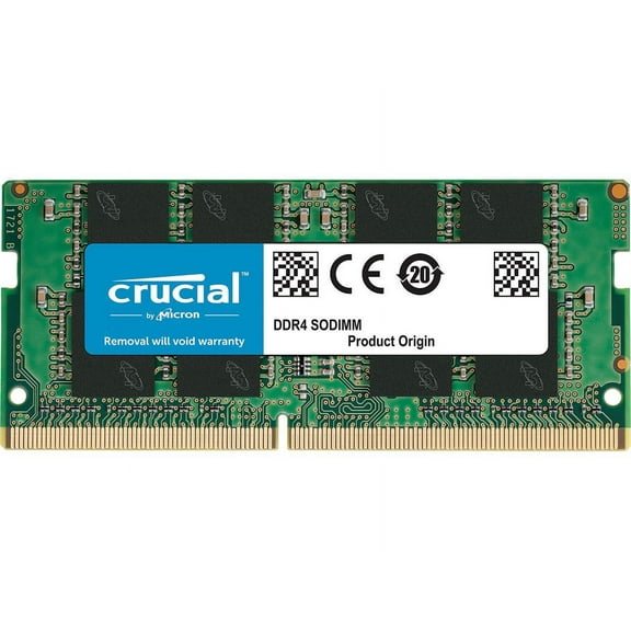 Crucial 32GB Single DDR4 3200 MT/s CL22 SODIMM 260-Pin Memory - CT32G4SFD832A