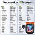 thumbnail image 2 of Auriculares de traducción BEARTAIN NE20 AI en tiempo real 135 idiomas, 2 of 9
