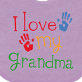 thumbnail image 4 of Inktastic I Love My Grandma Boys or Girls Baby Bib, 4 of 4