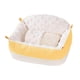 thumbnail image 4 of Cama para hámster, casa para cobayas, jaula gruesa y suave, accesorio para escondite, juguete lavable Amarillo, 4 of 9