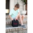 thumbnail image 3 of High Fashion Print Personalized Insulated Water Resistant Lunch Bag Solid Black, 3 of 5