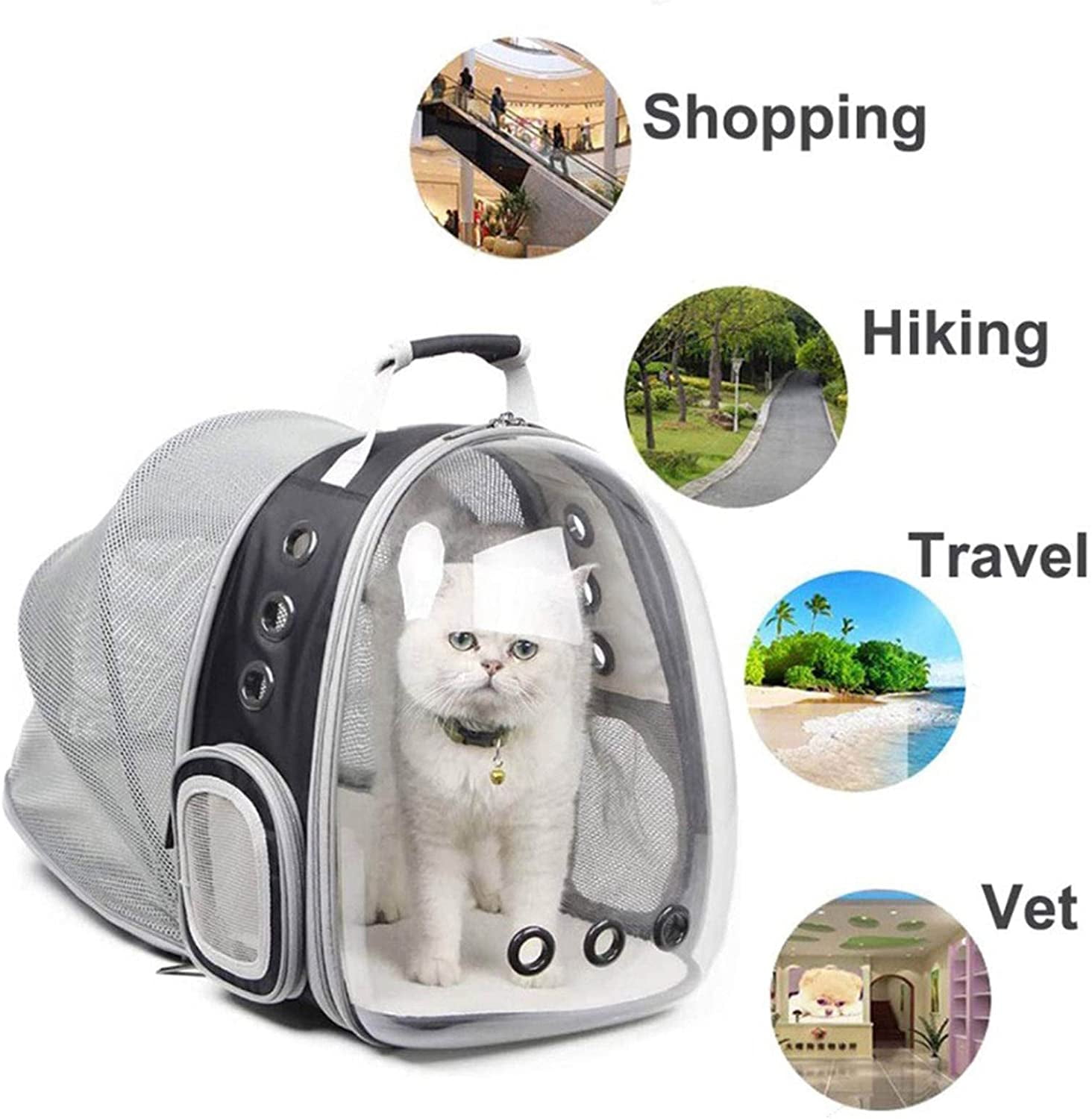 Summer Breathable Fresh Plaid Pet Out Portable Bag Carry Cat Bag