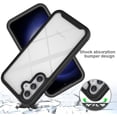 thumbnail image 4 of Case for Galaxy A05,Slim Full-Body Rugged Stylish Protective Clear Back Hybrid 3-in-1 Case with Built-in Screen Protector Phone Case for Samsung Galaxy A05 (Light Blue), 4 of 6