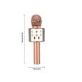 thumbnail image 2 of Pink Karaoke Microphone, Best Birthday Gift Singing Music Machine Toy, Suitable For Parties, Valentine's Day And Easter Gifts (Scan/Pause Random Engli, 2 of 4