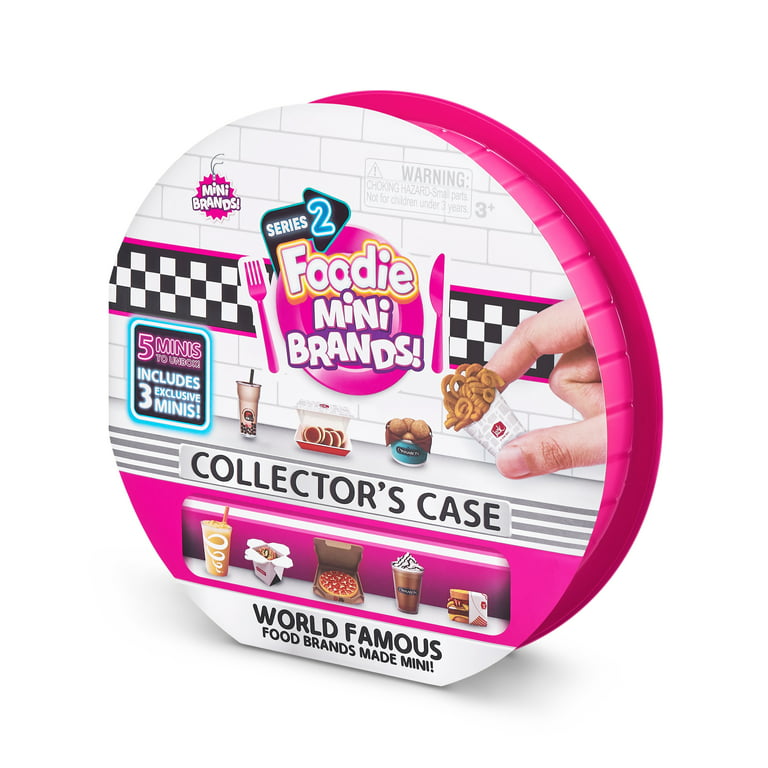  Mini Brands Mini Foodies Series 2 Collector Kit (3 Pack +  Collector Case) by ZURU, Mystery Capsule Real Miniature Brands Collectable  Toy, Collectibles, Fast Food Toys and Shopping Accessories : Toys & Games
