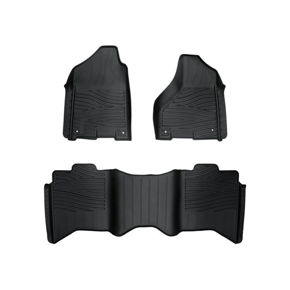 TerraMax Floor Mats Fits 2009-2018 Dodge Ram 1500 Crew Cab - TTLFMK007DRA