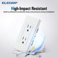 thumbnail image 4 of Enchufe eléctrico de pared ELEGRP 15 A 125 V, paquete de 10, 4 of 7