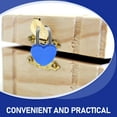 thumbnail image 4 of 24 Set of Small Piggy Bank Padlock Heart Shaped Container Padlock Mini Diary Book Lock, 4 of 9