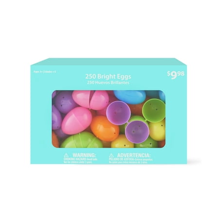 Easter -wal-mart 250ct 40mm Bright Eggs