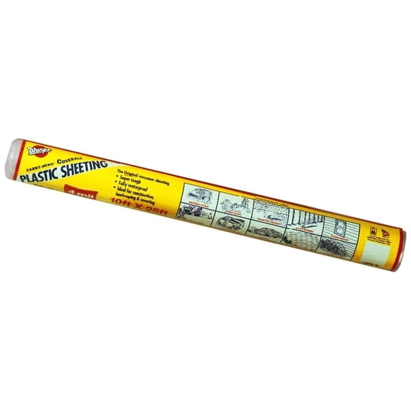 Warps 12-4CH10C 10' X 25' 4ML Clear Plastic Sheeting