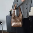 thumbnail image 3 of Elegant Dot Studded Bucket Bag PU LShoulder Bags Armpit Purse For TrendyWomen, 3 of 20