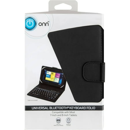 Onn Onb15ta202 Universal Bluetooth Keyboard Folio 7 8 Walmart
