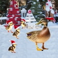 thumbnail image 1 of Interesting Christmas Animal Garden Stake Set Colorful Insert Art Outdoor Yard Decoration, 1 of 6