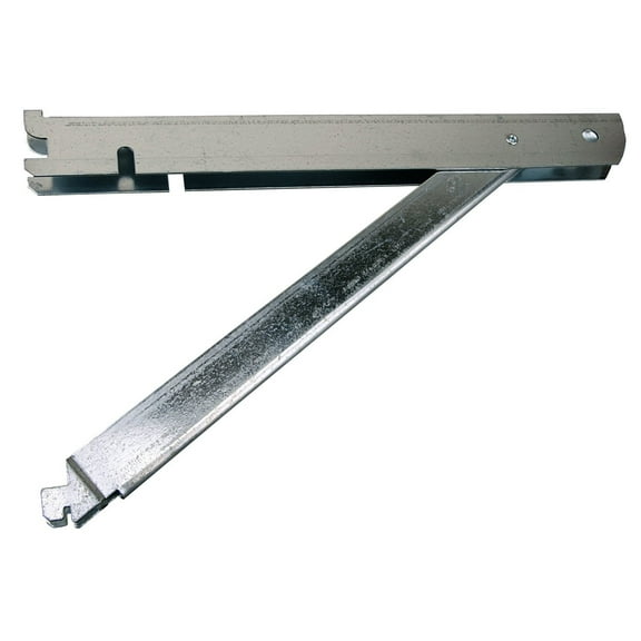 Knape & Vogt John Sterling Fast-Mount 13-inch Supported Double Shelf Bracket, BK-0103-14