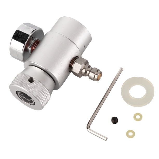 Adaptador de recarga de cilindro de CO2, conector para regulador de gas y soda con calibre 3000.