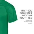 thumbnail image 3 of Augusta sportswear Boy's Attain Wicking Two Button Baseball Jersey, 3 of 6