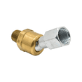 thumbnail image 6 of Interstate Pneumatics FBS404 1/4" MPT Brass Fitting with 1/4" FPT Steel Swivel Adapter, 6 of 8
