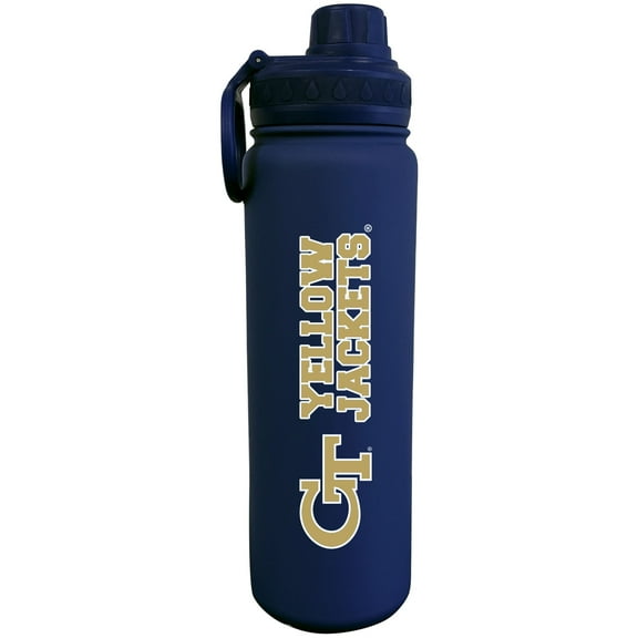 Navy Georgia Tech Yellow Jackets 24oz. Stainless Sport Bottle