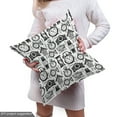 thumbnail image 4 of Ambesonne Vintage Fabric by the Yard Upholstery, Sketct Style Watches, 5 Yards, Black White, 4 of 4