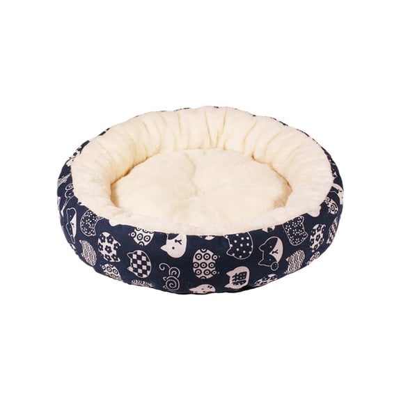 SHENGXINY Dog Bed Round Warm Reversible Mat Dual Side Use for Pets Daily Sleeping and Resting