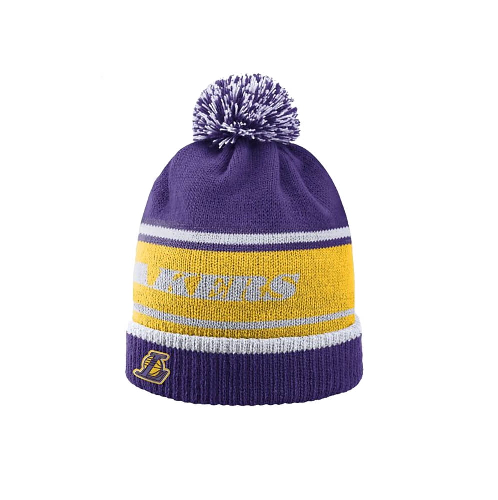 la lakers knit hat