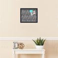 thumbnail image 3 of PinPix 16x13 Custom Cork Bulletin Board Modeco Zig Zag Black Poster Board Has a Fabric Style Canvas Finish, Framed in Modeco Zig Zag Black, by ArtToFrames (PinPix-1535), 3 of 5