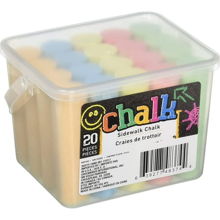 Chalk Sidewalk Chalk 20 Count- 5 colors price history on PriceWatchPro