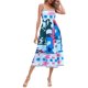 thumbnail image 1 of Productos en liquidación Vestido de verano europeo y americano, sin mangas, sin cuello, de cintura alta, estampado, pintado, con tirantes grandes Cielo azul M, 1 of 5