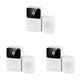 thumbnail image 1 of Timbre Puerta Seguridad Recargable Con Y Vídeo Remoto Inalámbrico 3 Uds., 1 of 8
