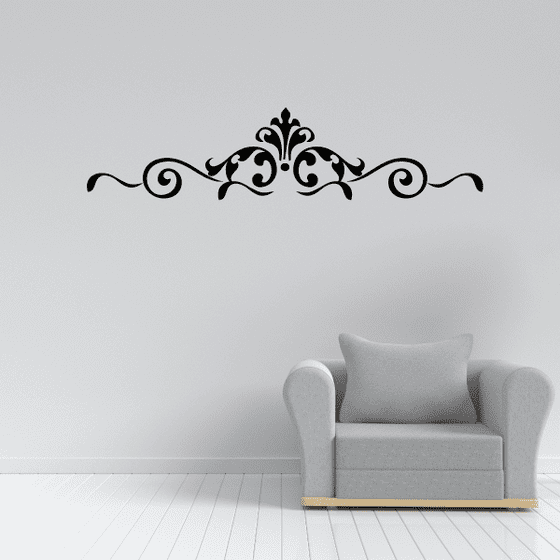 Headboard Home D Cor Embellishments Design Elements Vinyl Wall Decal Mural Es Words Em001 36 Inches