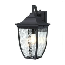 16.4 in. Black LED Outdoor Wall Light